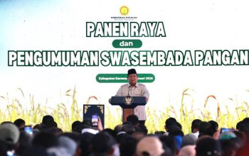 Dari Karawang, Prabowo Gaungkan Swasembada Pangan dan Peran Negara