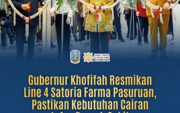 Pabrik Infus Terbesar Kian Ekspansif, Gubernur Khofifah Dorong Substitusi Impor