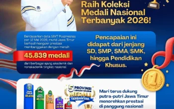 Gubernur Khofifah Ungkap Rahasia Dominasi Jatim di SIMT Puspresnas dengan Raihan 45.839 Medali