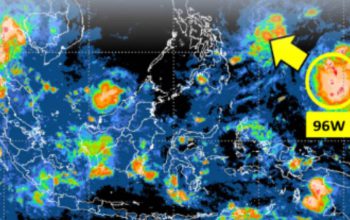 Bibit Siklon Tropis 96W Berpotensi Pengaruhi Cuaca di Indonesia Timur