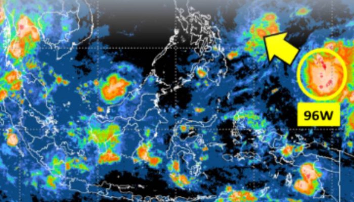 Bibit Siklon Tropis 96W Berpotensi Pengaruhi Cuaca di Indonesia Timur