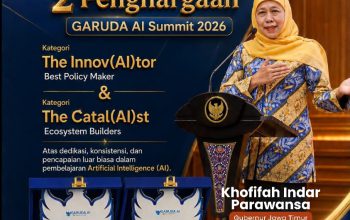 Gubernur Jatim Dorong Pemerintahan Transparan Berbasis AI, Pemprov Raih Dua Penghargaan Nasional