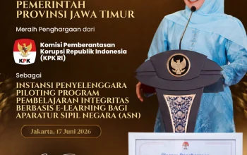 Gubernur Khofifah: Penghargaan KPK RI Menjadi Motivasi Perkuat E-Learning dan Integritas ASN Jatim