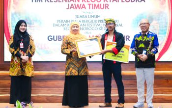 Juara Umum FNRP XXXI, Tim Kyai Lodra Terima Apresiasi Gubernur Khofifah