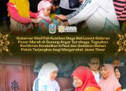 Pasar Murah Gunung Anyar Diserbu Warga, Khofifah Pastikan Bahan Pokok Terjangkau