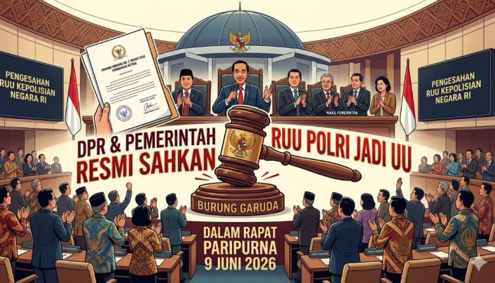 UU Polri Resmi Disahkan, Pemerintah Sebut Perkuat Profesionalisme Kepolisian