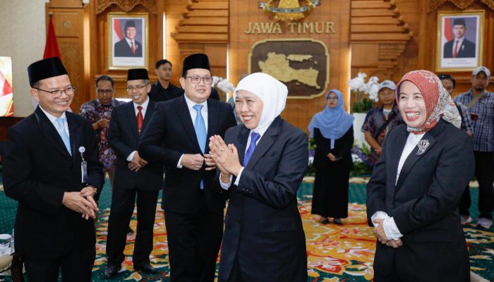 Kukuhkan Kepala Perwakilan BPKP Jatim, Gubernur Khofifah Dorong Penguatan Akuntabilitas Pemerintahan