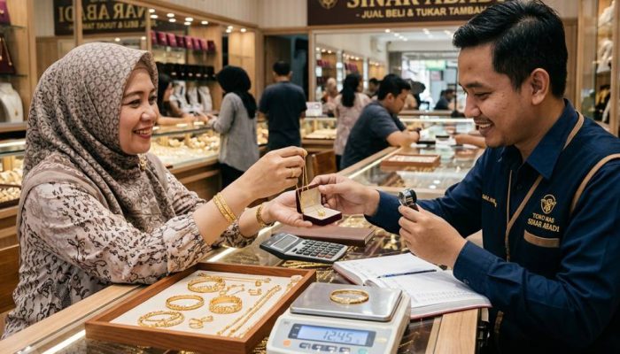 Harga Emas Hari Ini Terkoreksi, Buyback Antam Turun ke Rp2,372 Juta