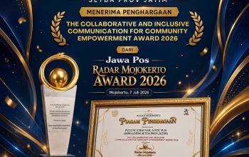 Biro Adpim Jatim Raih Penghargaan Jawa Pos Radar Mojokerto Awards 2026, Dorong Partisipasi Publik Melalui Komunikasi Kolaboratif