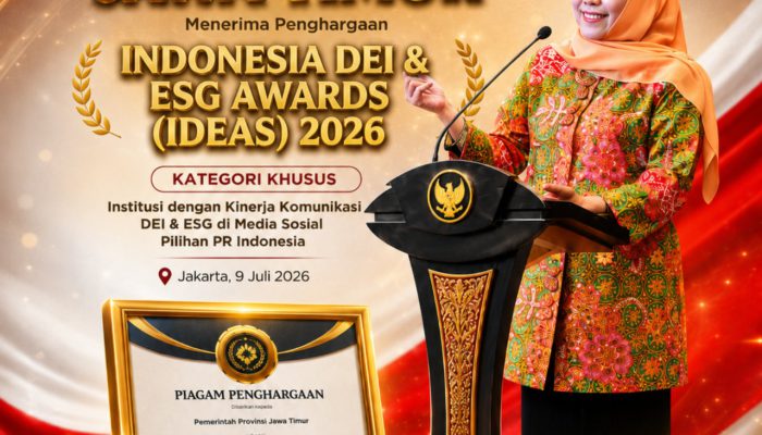 Pemprov Jatim Kembali Berprestasi, Gubernur Khofifah Terima Pengakuan Nasional atas Komunikasi Publik Inklusif