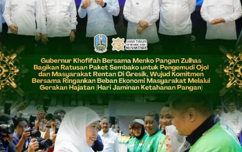 Khofifah dan Zulhas Bersinergi Ringankan Beban Ekonomi Masyarakat Lewat Gerakan Hari Jaminan Ketahanan Pangan