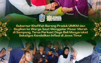 Khofifah Pastikan Harga Pangan Tetap Terjangkau, Pasar Murah Hadirkan Sembako di Bawah Harga Pasar