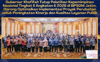 Tutup PKN II Angkatan II 2026, Gubernur Khofifah Tekankan Pentingnya Inovasi dalam Kepemimpinan