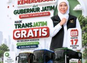 Gubernur Khofifah Hadirkan Kado HUT Ke-81 RI, Naik Trans Jatim Gratis Seharian pada 17 Agustus 2026