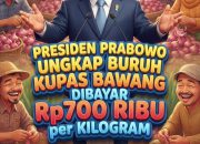 Upah Kupas Bawang Disebut Rp700 Ribu per Kg, Angkanya Jauh di Atas Harga Bawang di Pasaran