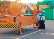 TPK Nilam Kedatangan E-RTG Baru, Layanan Peti Kemas Makin Efisien