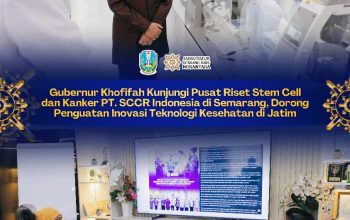 Dari Laboratorium ke Layanan Medis, Khofifah Apresiasi Pengembangan Stem Cell di SCCR Indonesia