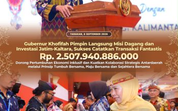 Gubernur Khofifah Pimpin Langsung Misi Dagang dan Investasi Jatim–Kaltara, Sukses Catatkan Transaksi Fantastis Rp2,5 Triliun