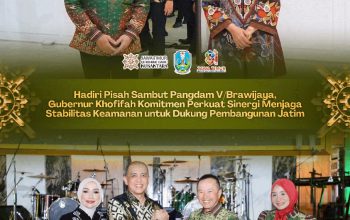 Sambut Pangdam Piek Budyakto, Khofifah Siap Perkuat Kolaborasi Bangun Jawa Timur