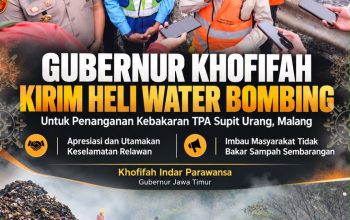 Kebakaran TPA Supit Urang Malang Jadi Perhatian Khofifah, Pemprov Jatim Optimalkan Penanganan