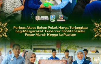 Ringankan Beban Rumah Tangga, Khofifah Sediakan Sembako Murah bagi Warga Pacitan